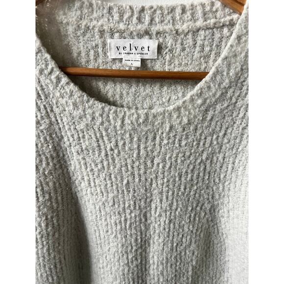 Velvet by Graham & Spencer wool sweater women's size large - Picture 4 of 4